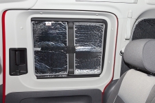 ISOLITE Inside Ventana corredera, puerta corredera derecha, VW Caddy 4/3 con moldura VT